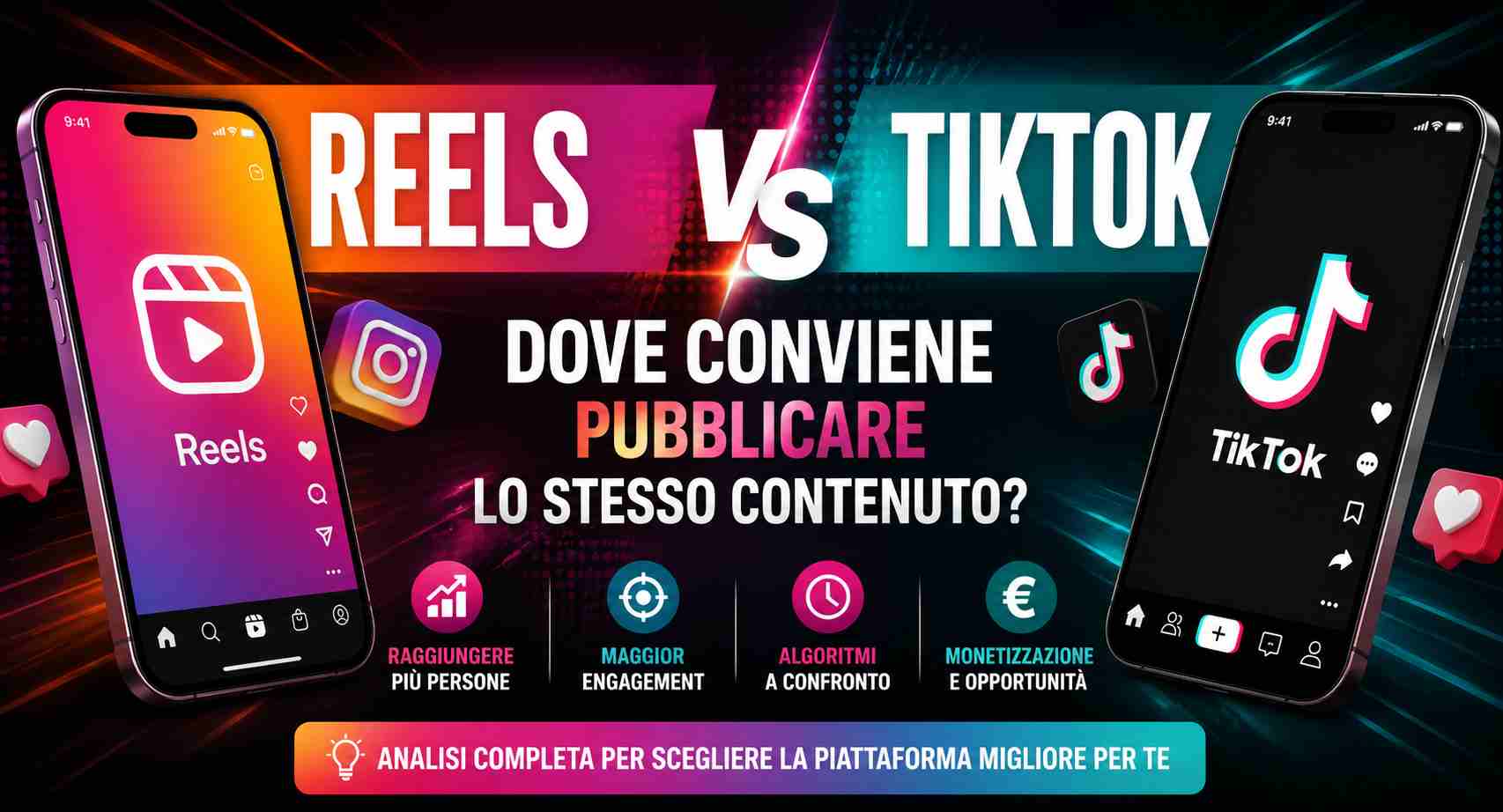 Reels vs TikTok: dove conviene pubblicare lo stesso contenuto?
