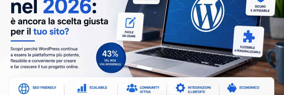 WordPress nel 2026: è ancora la scelta giusta per il tuo sito?