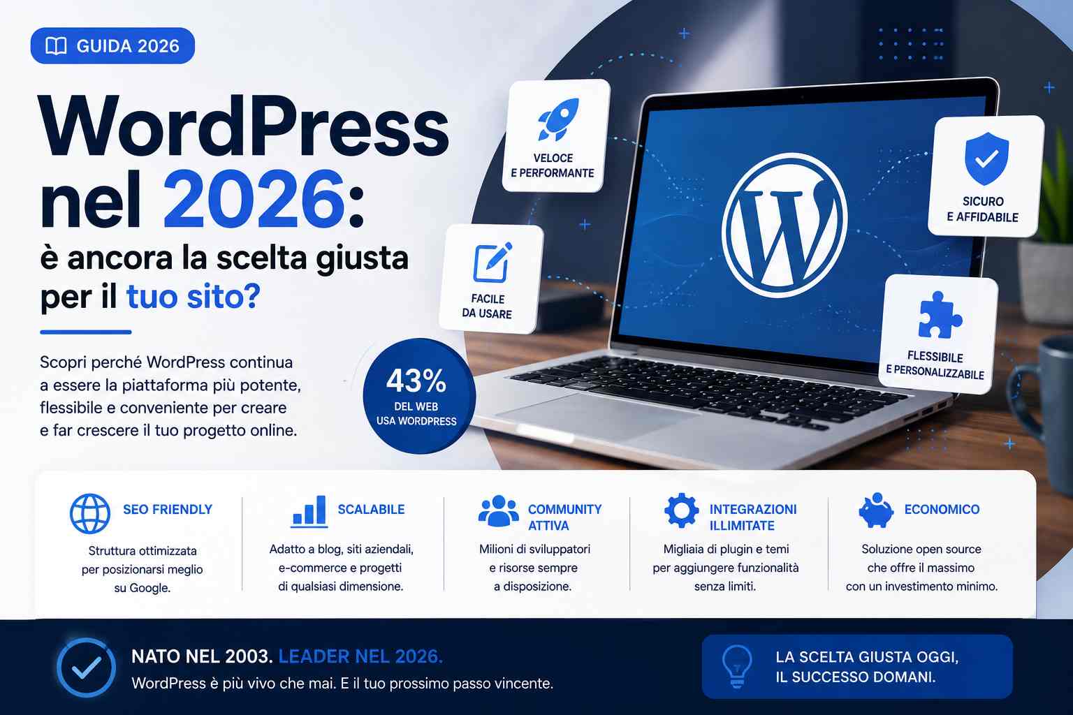 WordPress nel 2026: è ancora la scelta giusta per il tuo sito?